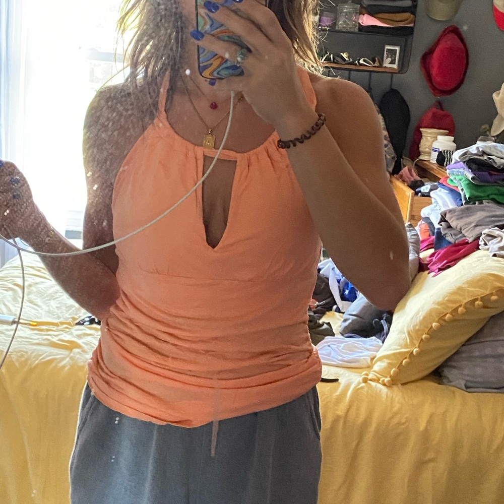 y2k halter tank top